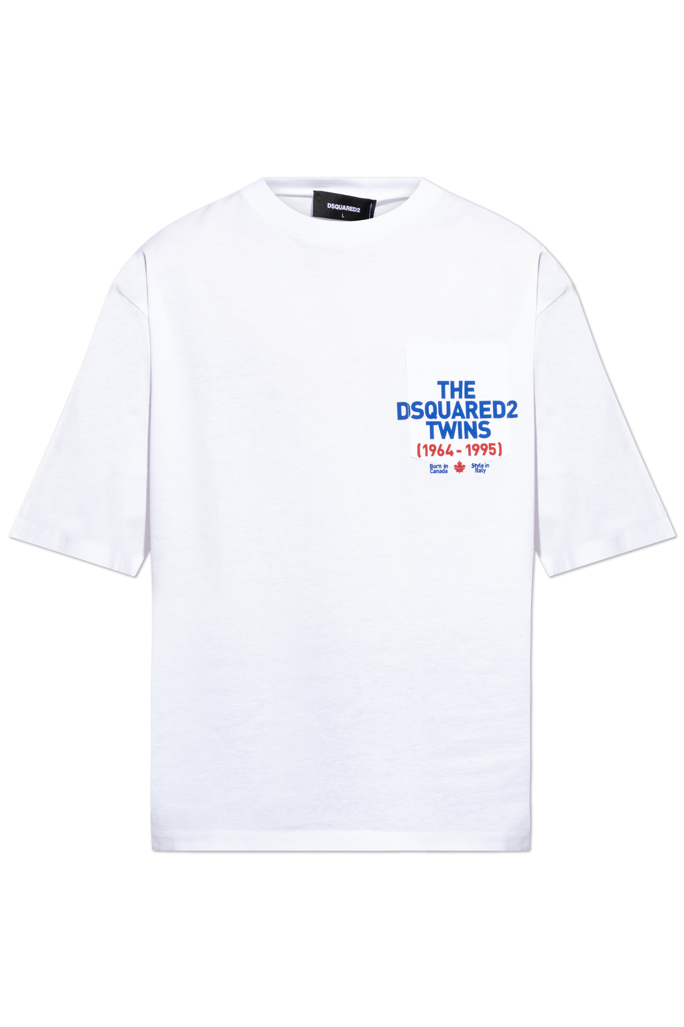 DSQUARED2 Tシャツ Pocket Logo S74GD1407-S23009-100 White T-shirt with pocket Dsquared2 - Vitkac AS